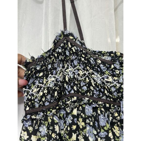 Free People Molly Jo Cottagecore Floral Midi Prairie Babydoll Boho Festival XS - Picture 3 of 14